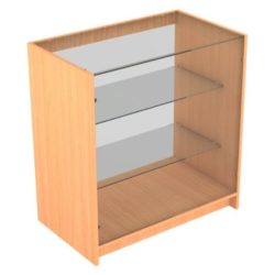 Прилавок остеклённый большой Пр-32Б. 900х850х500 (ВхДхШ)